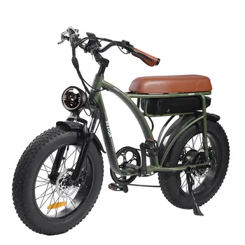 BEZIOR-XF001 48V 12.5AH 1000W Электрический велосипед с бесщеточным двигателем 20 * 4.0 для взрослых, горный внедорожный электрический велосипед