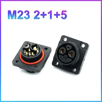 M23 2+1+5 Разъем аккумулятора 30A для скутера 2+0/2+1+3 Штепсельная розетка для электрического велосипеда Разъемы питания для аккумуляторов для электровелосипедов