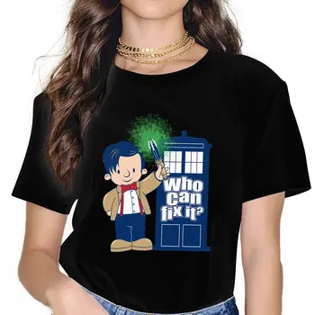 Женская футболка Who Can Fix It, одежда Bob The Builder, новинка, футболка с коротким рукавом и круглым вырезом, оригинальная футболка