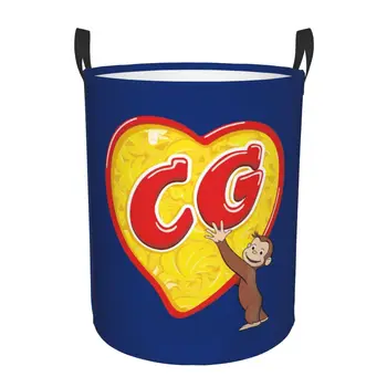 Корзина для белья Curious George C G Love Heart Складная корзина для детских игрушек из сериала 