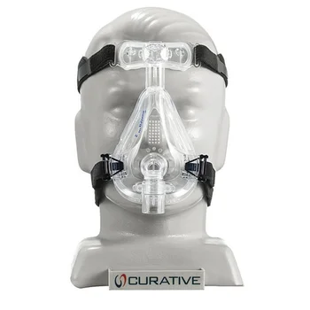 Лечебная Полнолицевая маска CPAP Bestfit2 с оголовьем и силиконовой подушкой, обычная для аппаратов искусственной вентиляции легких Philips и ResMed